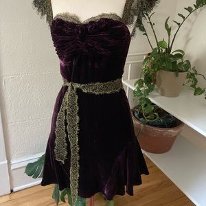 Betsey Johnson Velvet Dress